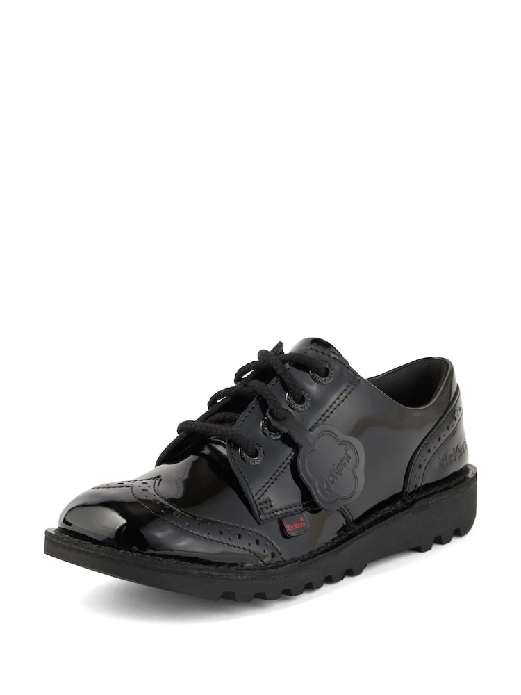 Kickers Black Kick Lo Brogues - Image 2 of 2