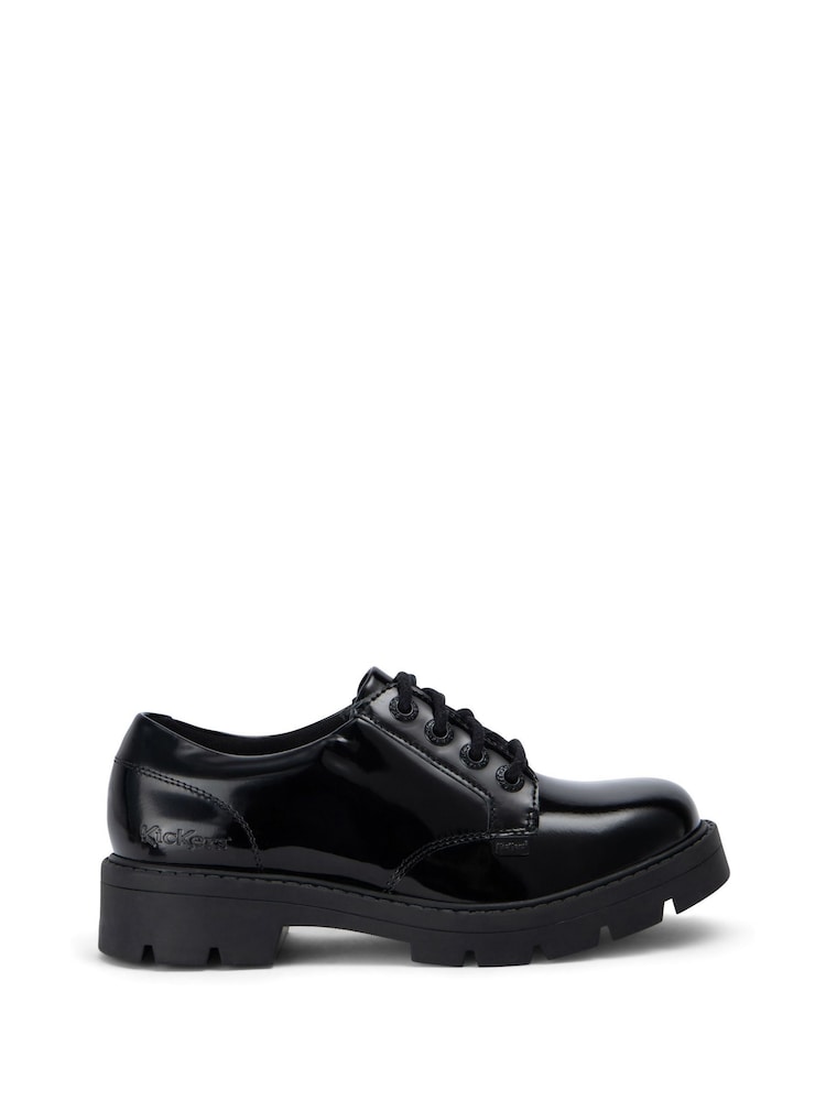 Kickers Black Kori Lace Shoes - Image 1 of 8