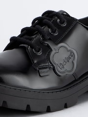 Kickers Black Kori Lace Shoes - Image 8 of 8