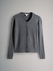 The Set Grey Marl 2 Pack Cable Knitted Jumper T-Shirts - Image 2 of 5