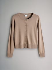 The Set Black/Neutral 2 Pack Fine Knit Button Through Cardigans - Image 3 of 5