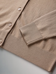 The Set Black/Neutral 2 Pack Fine Knit Button Through Cardigans - Image 4 of 5