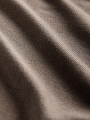 The Set Black/Taupe Brown/Cream 3 Pack Fine Knit Collared Polo Shirts - Image 6 of 6