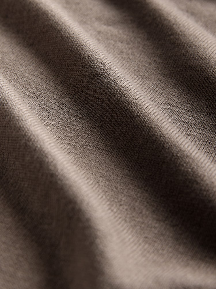 The Set Black/Taupe Brown/Cream 3 Pack Fine Knit Collared Polo Shirts - Image 6 of 6