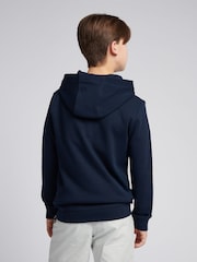 U.S. Polo Assn. Blue Boys Double Horsemen Statement Hoodie - Image 4 of 7