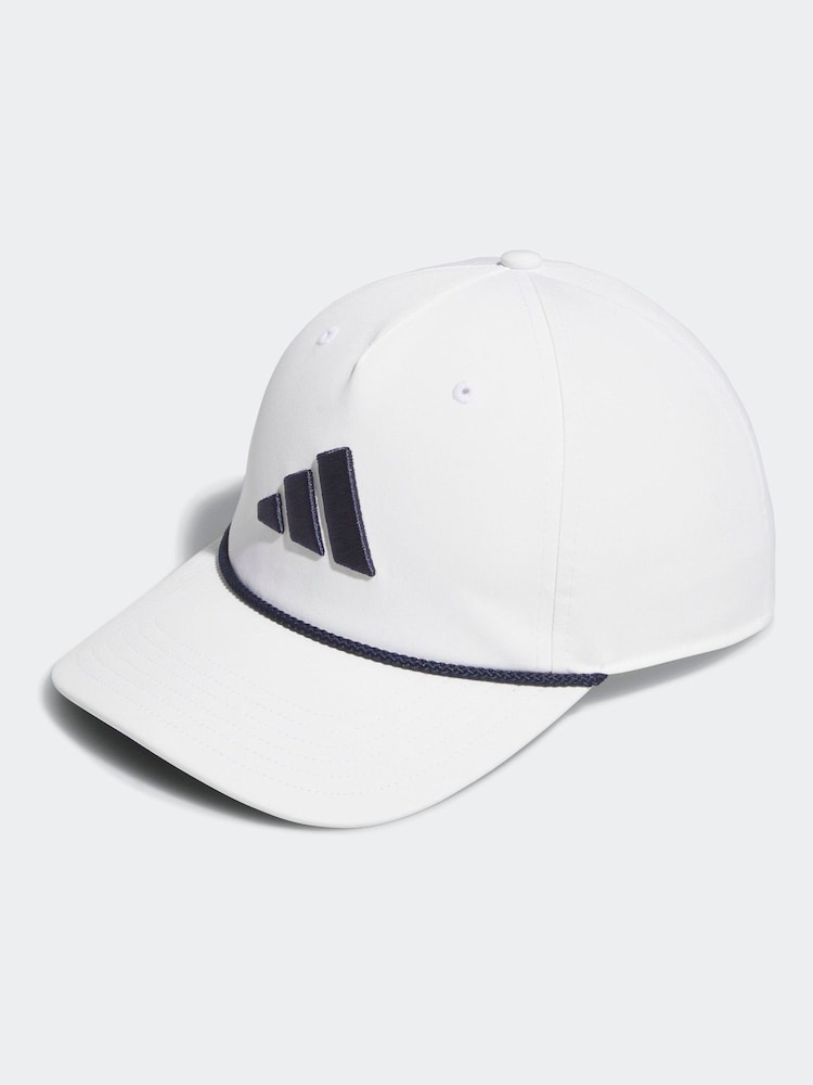 adidas Golf White Tour Five Panel Cap - Image 1 of 4 adidas Golf White Tour Five Panel Cap - Image 1 of 4