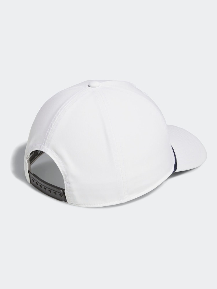 adidas Golf White Tour Five Panel Cap - Image 2 of 4 adidas Golf White Tour Five Panel Cap - Image 2 of 4