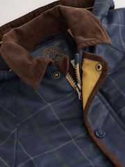 Navy Hooded Cord Collar Coat (3mths-7yrs) - Image 4 of 5