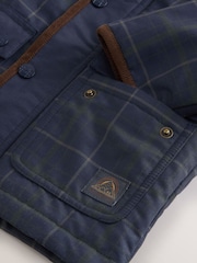 Navy Hooded Cord Collar Coat (3mths-7yrs) - Image 5 of 5