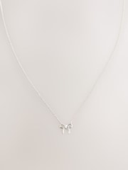 Sterling Silver Bow Necklace - Image 1 of 3