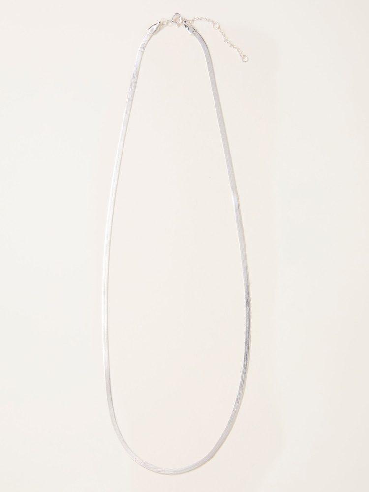 FatFace Silver Sterling Silver Snake Chain - Image 1 of 2