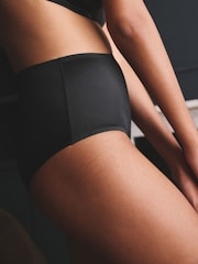 Black High Shine Light Tummy Control Knickers - Image 2 of 6