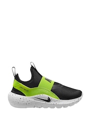 Nike Black Volt Junior Flex Runner 4 Trainers - Image 1 of 11