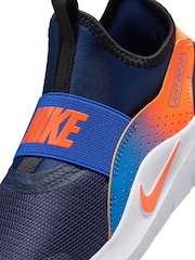 Nike Navy Total Orange Junior Flex Runner 4 Trainers - Image 10 of 10