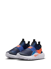 Nike Navy Total Orange Junior Flex Runner 4 Trainers - Image 5 of 10