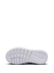 Nike Navy Total Orange Junior Flex Runner 4 Trainers - Image 8 of 10