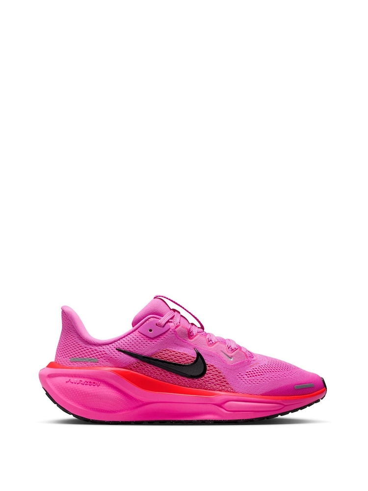 Nike Hyper Pink Youth Air Zoom Pegasus 41 Running Trainers - Image 1 of 11 Nike Hyper Pink Youth Air Zoom Pegasus 41 Running Trainers - Image 1 of 11
