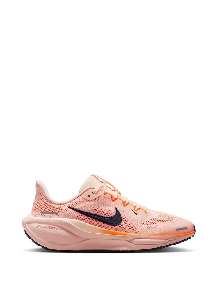 Nike Coral Orange Youth Air Zoom Pegasus 41 Running Trainers - Image 1 of 10 Nike Coral Orange Youth Air Zoom Pegasus 41 Running Trainers - Image 1 of 10