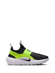 Nike Black Volt Youth Flex Runner 4 Trainers - Image 1 of 11