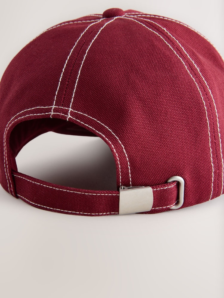self. Red Slogan Cap - Image 6 of 6