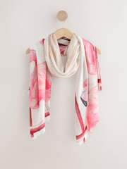 Pink Placement Flamingo Lightweight Scarf - Image 1 of 3