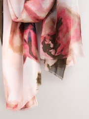Dusky Floral Lightweight Scarf - Image 3 of 3
