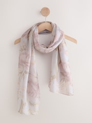 Lilac Rose Vintage Lightweight Scarf - Image 1 of 3