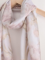 Lilac Rose Vintage Lightweight Scarf - Image 2 of 3