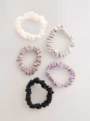Pastel Scrunchies 5 Pack - Image 1 of 3