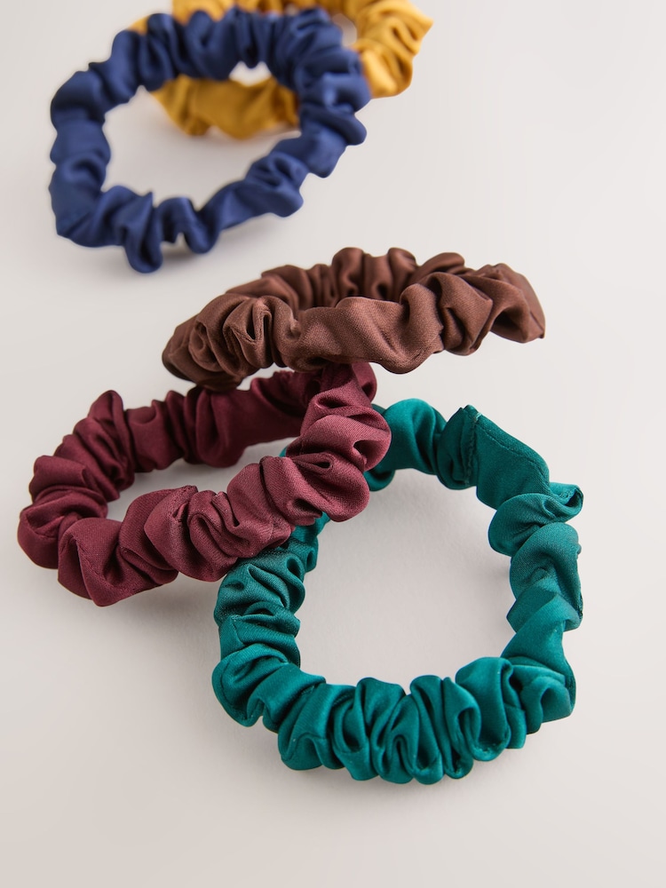 Brown Scrunchies 5 Pack - Image 2 of 3