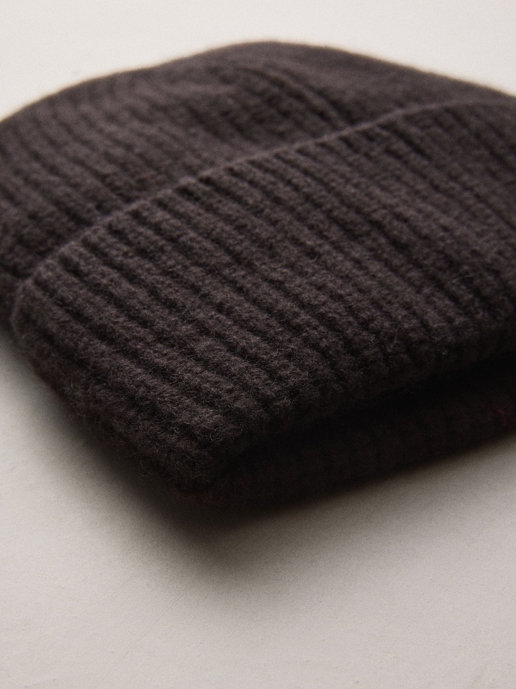 Buy Chocolate Brown N. Premium Wool Cashmere Beanie Hat from Next USA