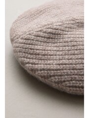 Oatmeal Wool Cashmere Beanie Hat - Image 2 of 6