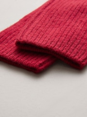 Red N. Premium Wool Cashmere Handwarmer Gloves - Image 8 of 8