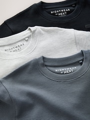Black/Grey Short Pyjamas 3 Pack (3-16yrs) - Image 10 of 11