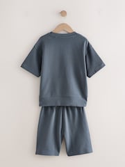 Black/Grey Short Pyjamas 3 Pack (3-16yrs) - Image 9 of 11