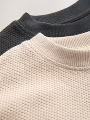 Black/Grey Long Sleeve Woven Check Pyjamas 2 Pack (3-16yrs) - Image 10 of 10