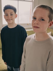 Black/Grey Long Sleeve Woven Check Pyjamas 2 Pack (3-16yrs) - Image 4 of 10