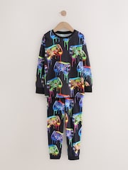 Bright Gamer Single Long Sleeve Leg Pyjamas (3-16yrs) - Image 1 of 4