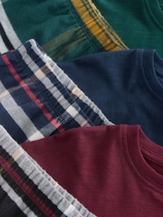 Multi Woven Check Pyjamas 3 Pack (3-16yrs) - Image 7 of 7