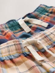 Orange Long Sleeve Woven Check Pyjamas 2 Pack (3-16yrs) - Image 7 of 8