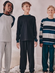 Green Long Sleeve Pyjamas 3 Pack (3-16yrs) - Image 1 of 1