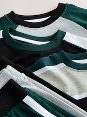 Grün - Langärmelige Pyjamas, 3er-Pack (3–3 J.) - Bild 7 von 8