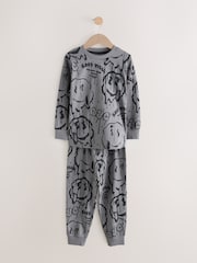 Green/Orange Graffiti Skull Long Sleeve Pyjamas 3 Pack (3-16yrs) - Image 7 of 10