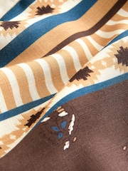 Woodblock Print Short Kimono Cover-Up - Image 9 of 9