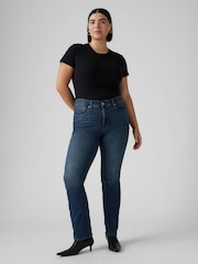 Levi's® Mid Blue Denim Straight Fit 314 Shaping Jeans - Image 1 of 5