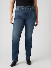 Levi's® Mid Blue Denim Straight Fit 314 Shaping Jeans - Image 4 of 5