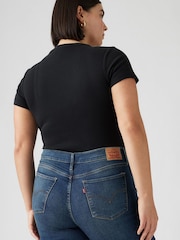 Levi's® Mid Blue Denim Straight Fit 314 Shaping Jeans - Image 5 of 5