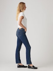 Levi's® Mid Blue Denim 314™ Shaping Straight Jeans - Image 7 of 13
