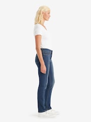 Levi's® Mid Blue Denim 314™ Shaping Straight Jeans - Image 8 of 13