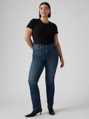 Levi's® Mid Blue Denim 314™ Shaping Straight Jeans - Image 9 of 13